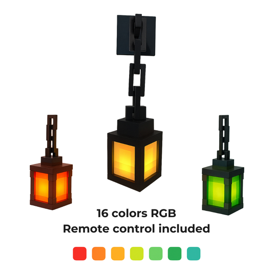 Pixelated LED Lantern